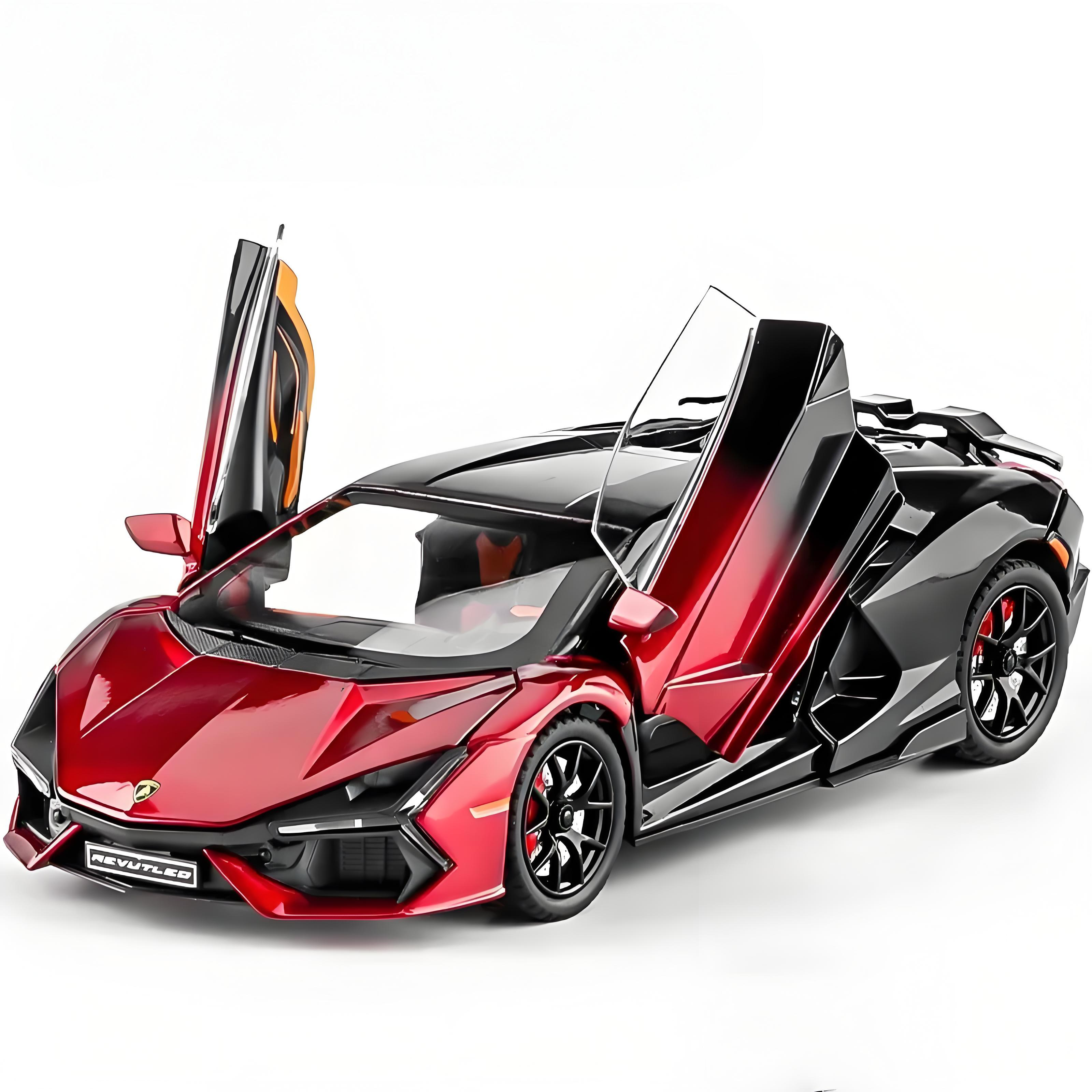 TANKCANVAS-Diecast Model Car 1:24 For Lamborghini Revuelto Electroplate Simulation Alloy Static Model-Tankcanvas