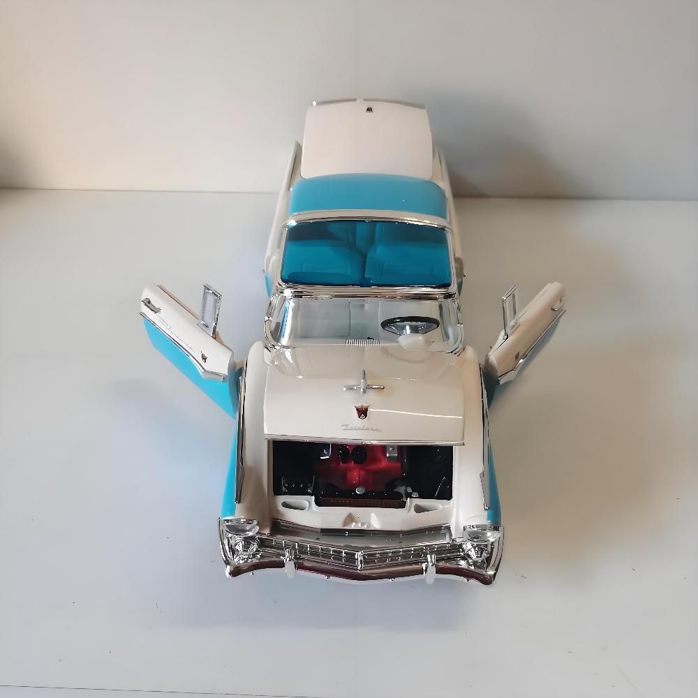 TANKCANVAS-Diecast Model Car For 1:24 Ford Crown Victoria 1955 FORD Simulation Alloy Static Model