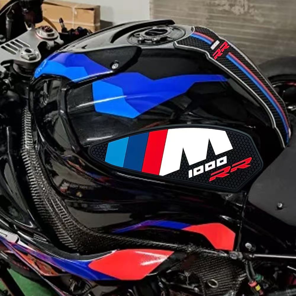 Motorcycle Tank Pad Protector Kit Anti-Slip Side Knee Grip Traction Fuel Tank Stickers Fit For BMW S1000RR Decorative Sticker-Tankcanvas