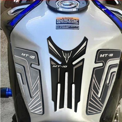 Tankcavas Motorcycle Fuel Tank Pad Protection Kit Sticker Anti-slip Fuel Tank Pad 3D Side Air Knee Grip Traction Pad Suitable for Yamaha MT-10-Tankcanvas