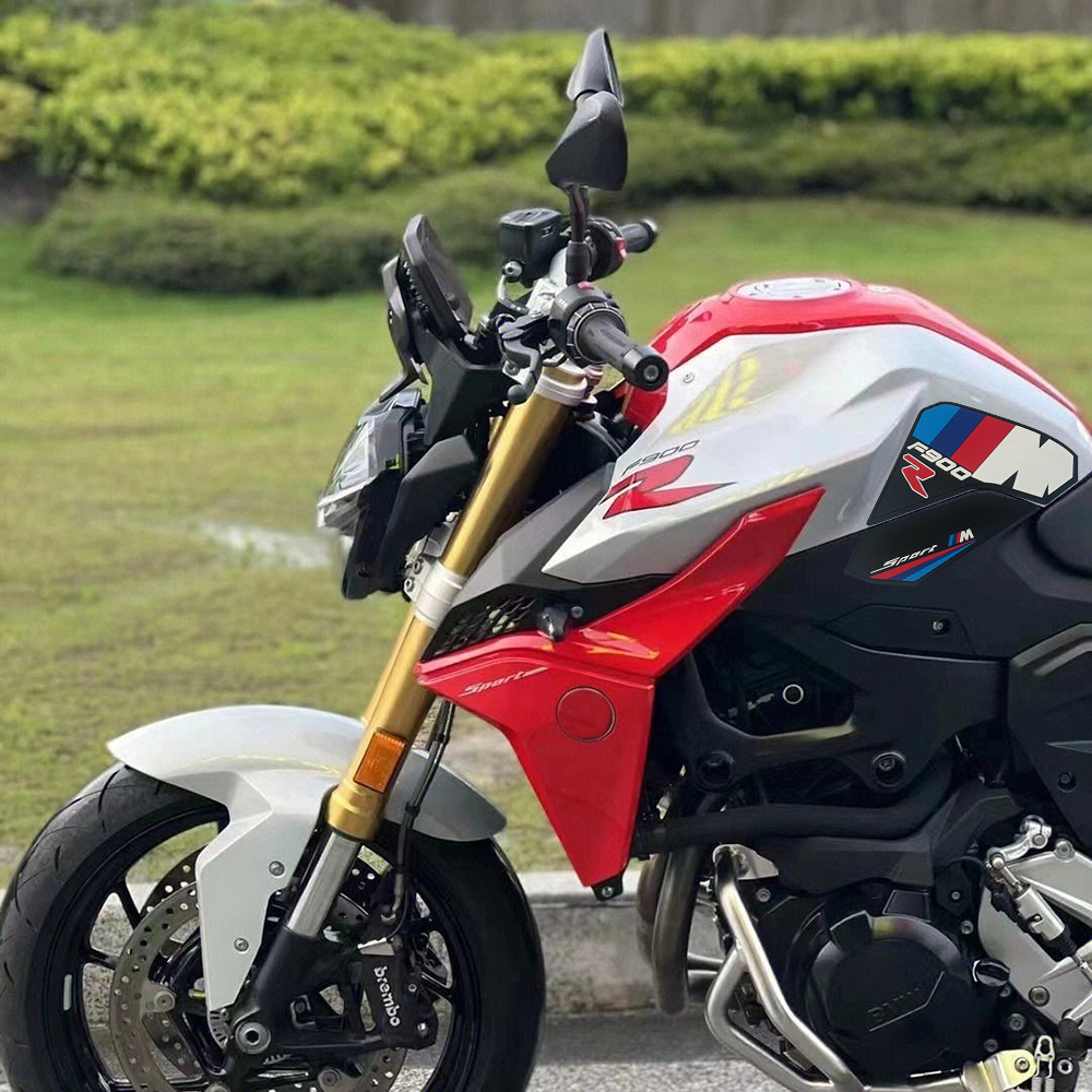Tankcanvas-Motorcycle Tank pad protector Kit For BMW F900R Tank Grips-Tankcanvas