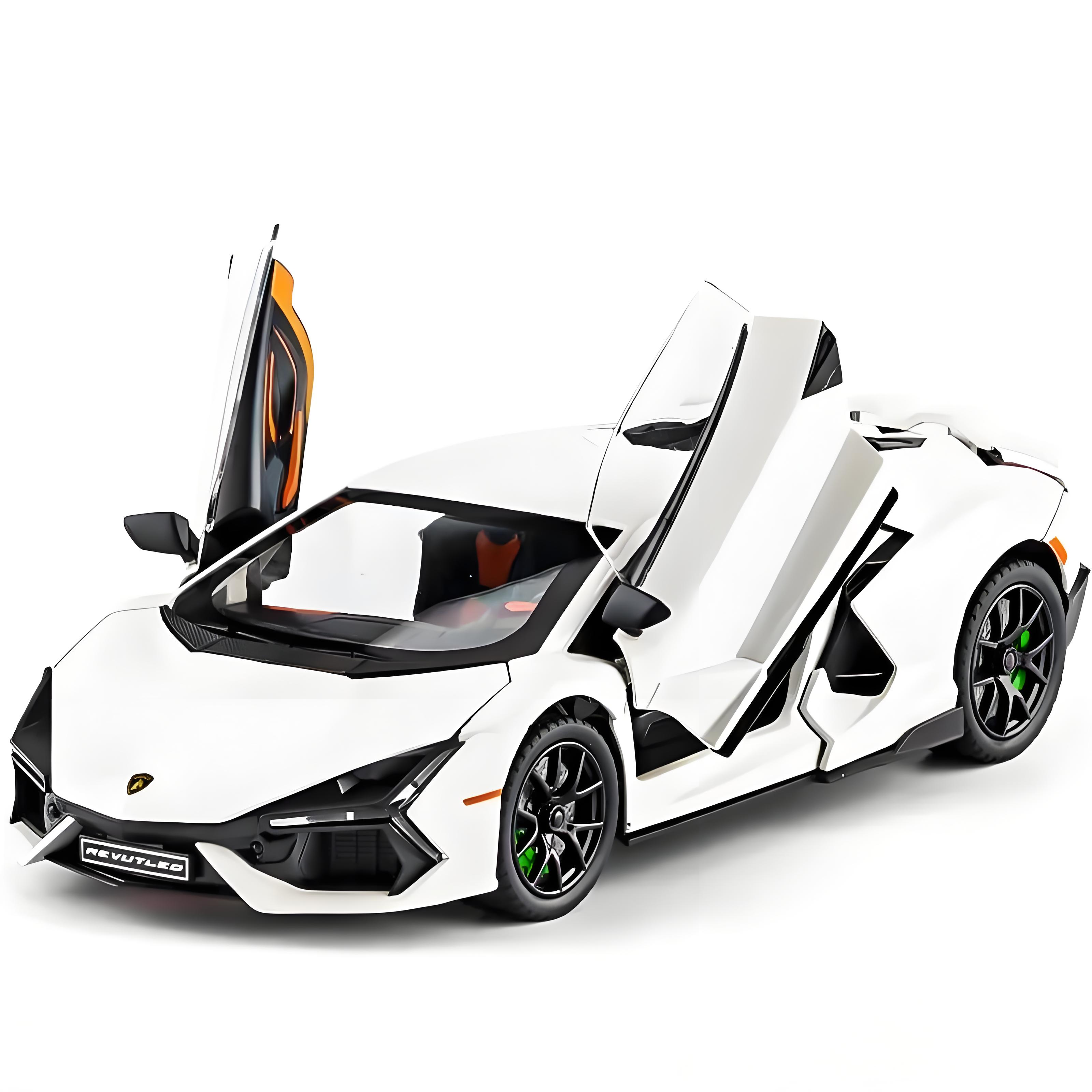 TANKCANVAS-Diecast Model Car 1:24 For Lamborghini Revuelto Electroplate Simulation Alloy Static Model-Tankcanvas