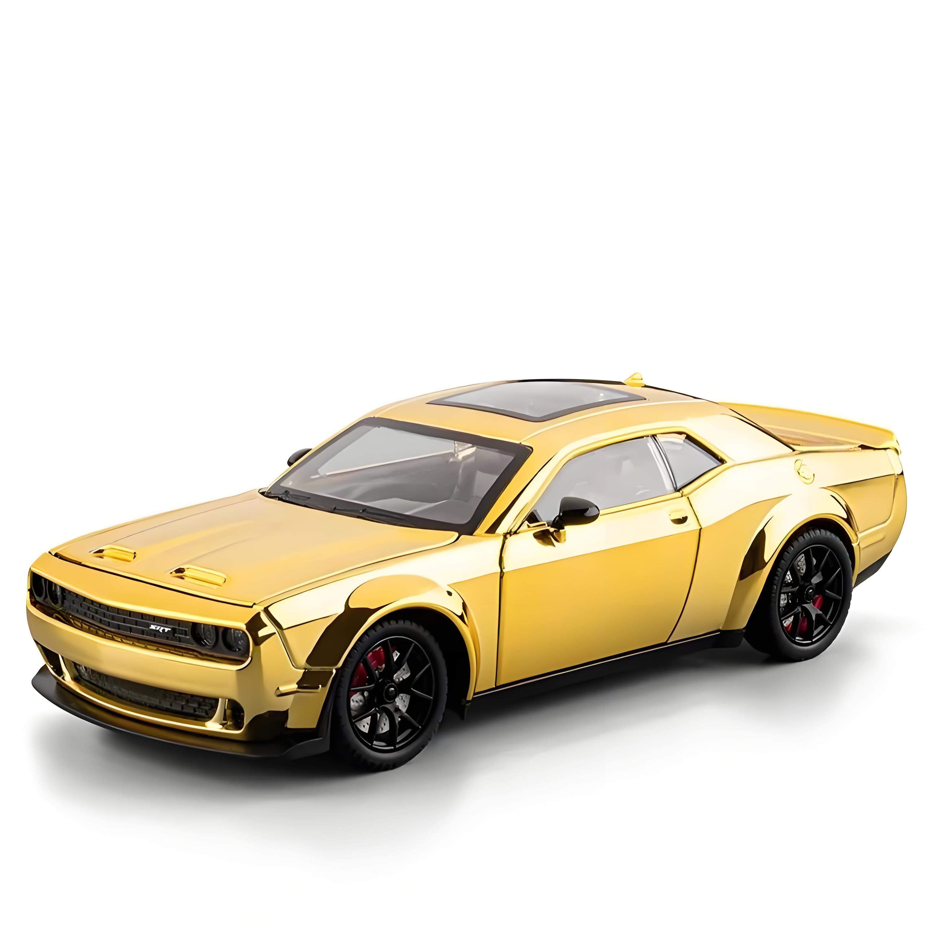 TANKCANVAS-Diecast Model Car For 1:24 Dodge Challenger Hellcat Redeye Simulation Alloy Static Model
