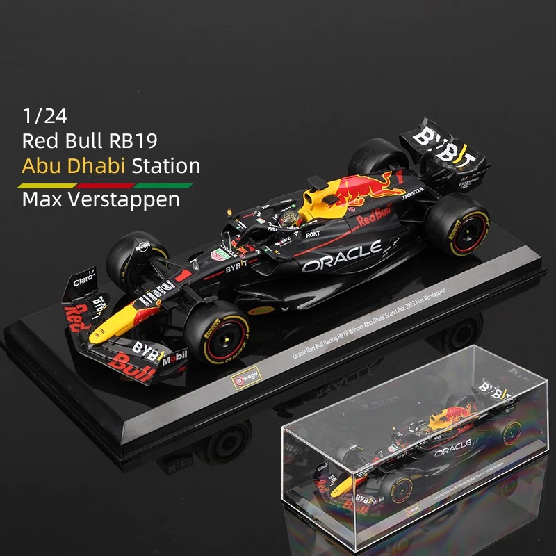 TANKCANVAS-1:24 FOR RB19 F1 Alloy Car Model Red Bull Formula Racing Miami GP Austin Abu Dhabi 1# Max Verstappen 2023 Season