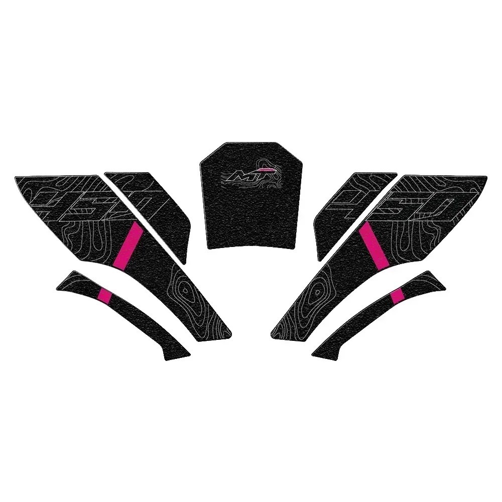 Tankcanvas Motorcycle Tank Pad Protector Sticker Decal Gas Knee Tank Traction Pad Side New Model For CFMOTO 450MT 2024-Tankcanvas