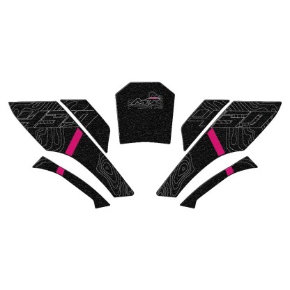 Tankcanvas Motorcycle Tank Pad Protector Sticker Decal Gas Knee Tank Traction Pad Side New Model For CFMOTO 450MT 2024-Tankcanvas