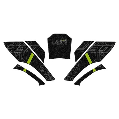 Tankcanvas Motorcycle Tank Pad Protector Sticker Decal Gas Knee Tank Traction Pad Side New Model For CFMOTO 450MT 2024-Tankcanvas