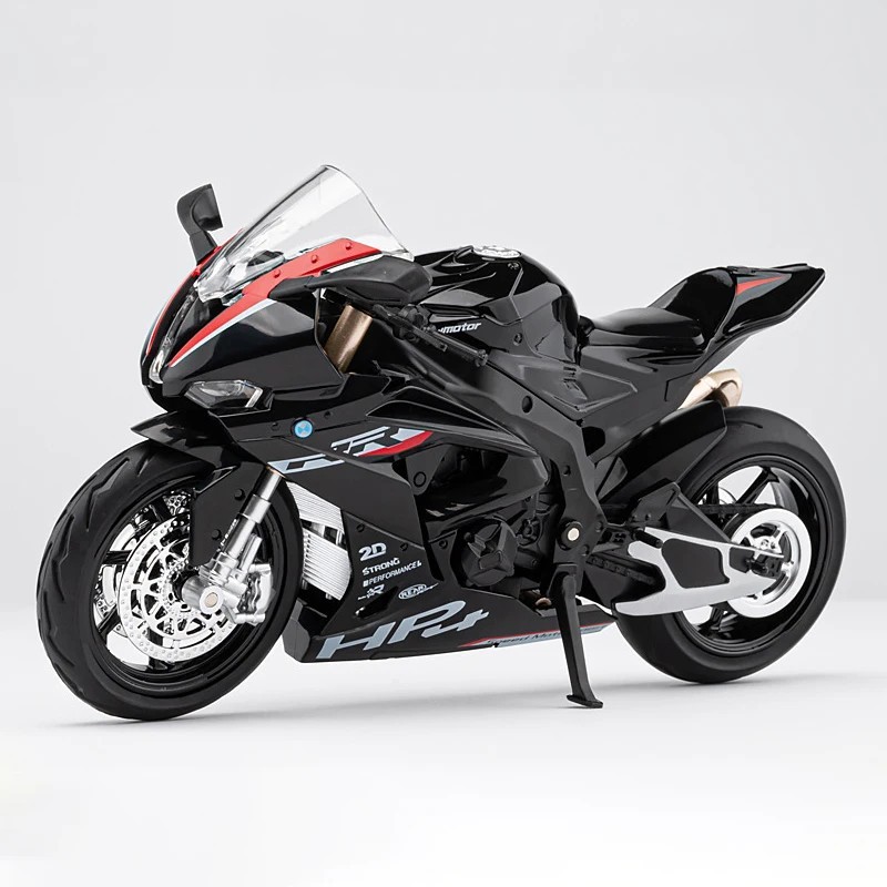 Tankcanvas 1:12 For BMW HP4 Alloy Die Cast Racing Motorcycle Model Vehicle Collection Sound and Light Off Road Autocycle Toys Car-Tankcanvas