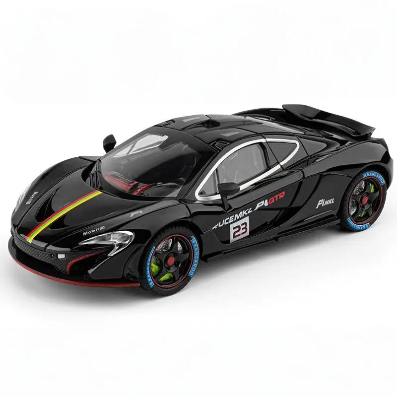 TANKCANVAS-Diecast Model Car 1:24 For McLaren P1 GTR Supercar Simulation Alloy Static Model