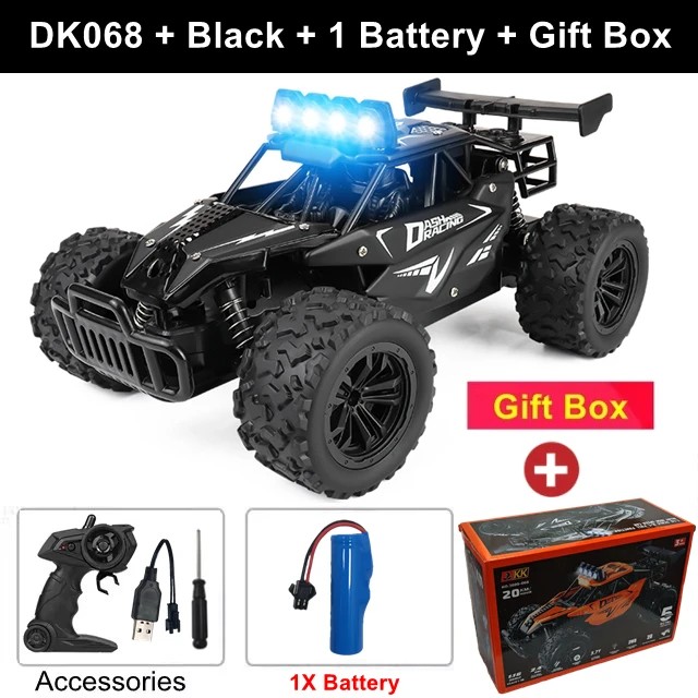 Remote Control Drift Racing Car 1:16 Vehicle Off Road Alloy 2.4G Radio High-Speed Trucks With LED Light