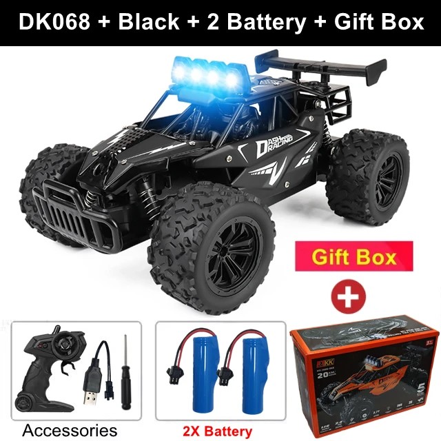 Remote Control Drift Racing Car 1:16 Vehicle Off Road Alloy 2.4G Radio High-Speed Trucks With LED Light