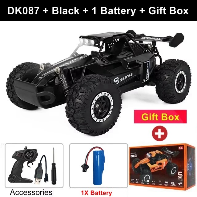 Remote Control Drift Racing Car 1:16 Vehicle Off Road Alloy 2.4G Radio High-Speed Trucks With LED Light