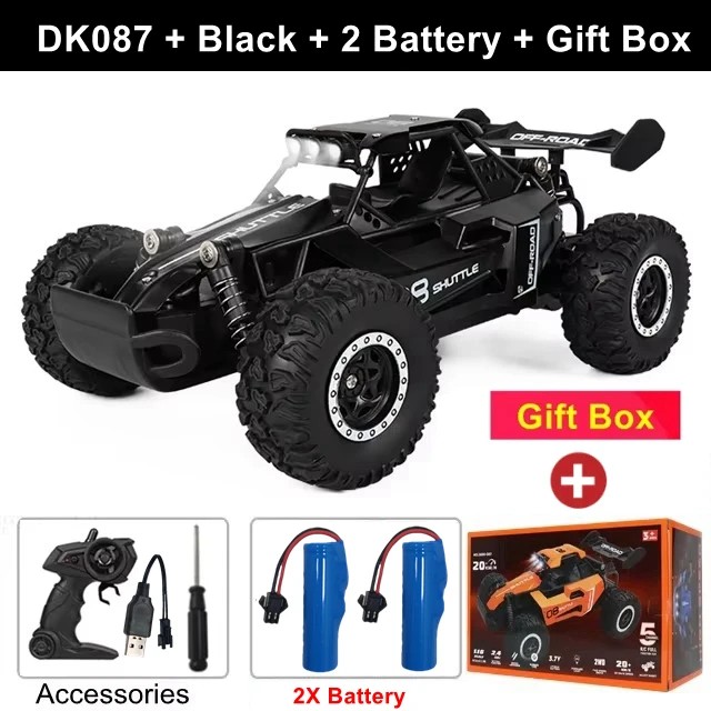 Remote Control Drift Racing Car 1:16 Vehicle Off Road Alloy 2.4G Radio High-Speed Trucks With LED Light