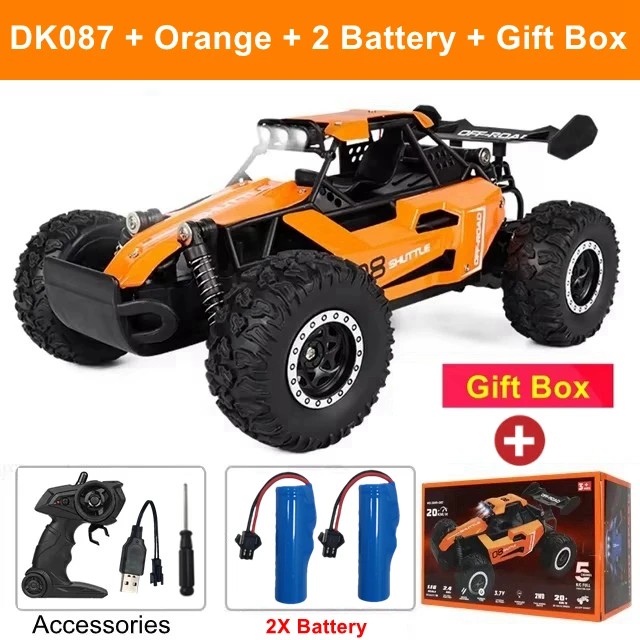 Remote Control Drift Racing Car 1:16 Vehicle Off Road Alloy 2.4G Radio High-Speed Trucks With LED Light