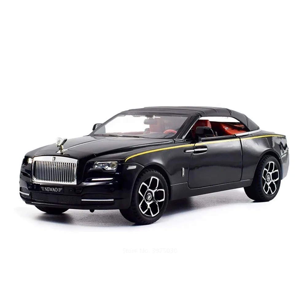 TANKCANVAS-Diecast Model Car For 1:24  1:24 Alloy Rolls Royce Dawn Simulation Alloy Static Model