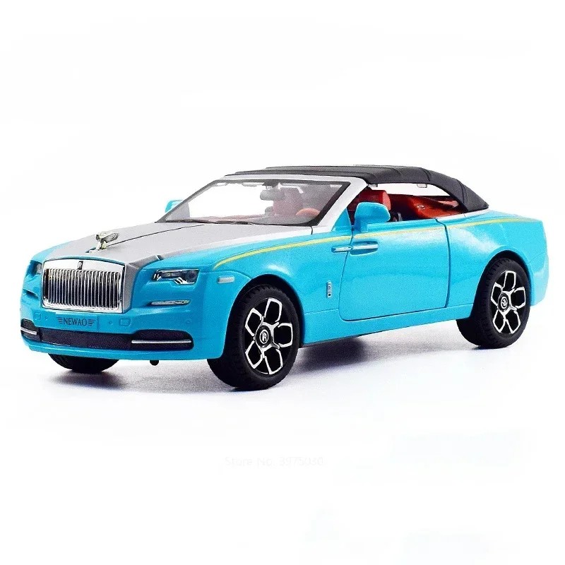 TANKCANVAS-Diecast Model Car For 1:24  1:24 Alloy Rolls Royce Dawn Simulation Alloy Static Model