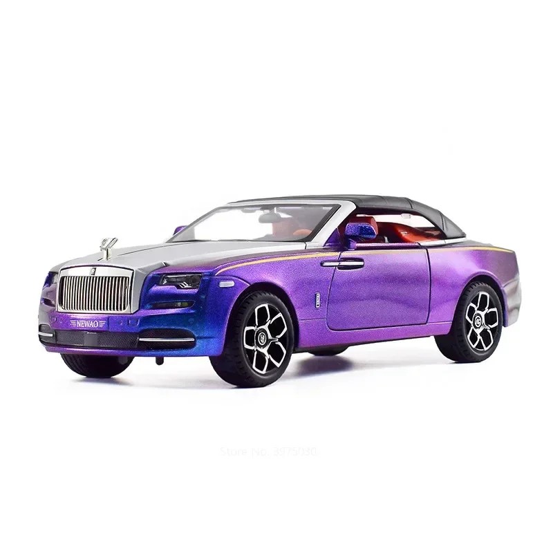 TANKCANVAS-Diecast Model Car For 1:24  1:24 Alloy Rolls Royce Dawn Simulation Alloy Static Model