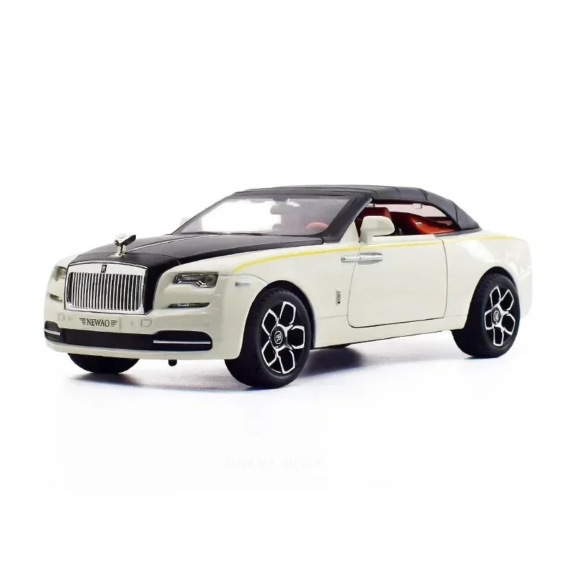 TANKCANVAS-Diecast Model Car For 1:24  1:24 Alloy Rolls Royce Dawn Simulation Alloy Static Model