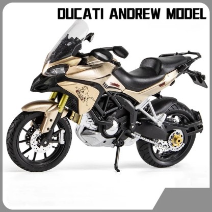 Tankcanvas 1:12 For Ducati MTS Enduro Die Cast Motorcycle Model Toy Vehicle Collection Autobike Shork-Absorber Off Road Autocycle Toys Car-Tankcanvas