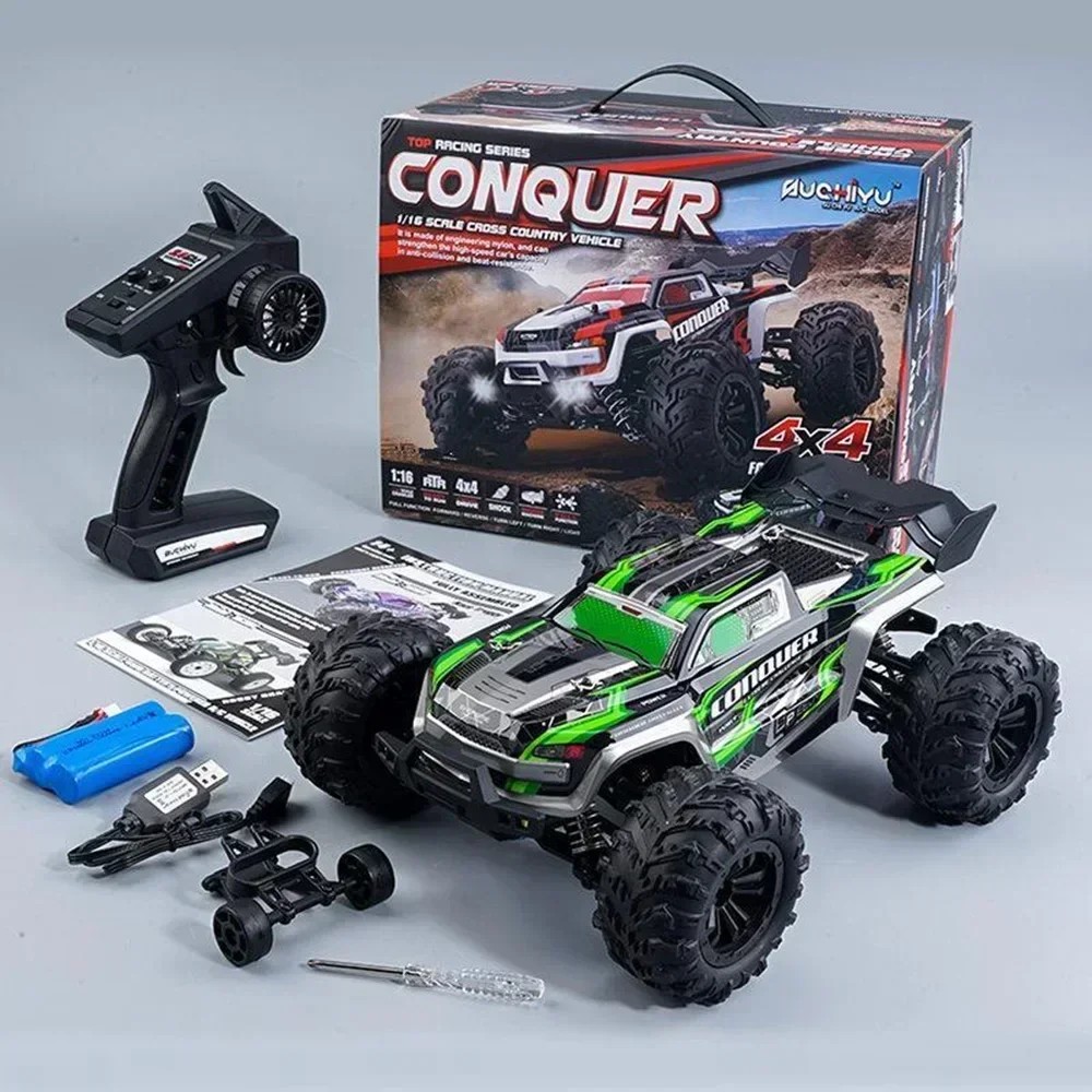 1:16 Scale Large RC Car 50km/h High Speed 4WD Remote Control Car 2.4G Off Road Monster Truck RC Toy