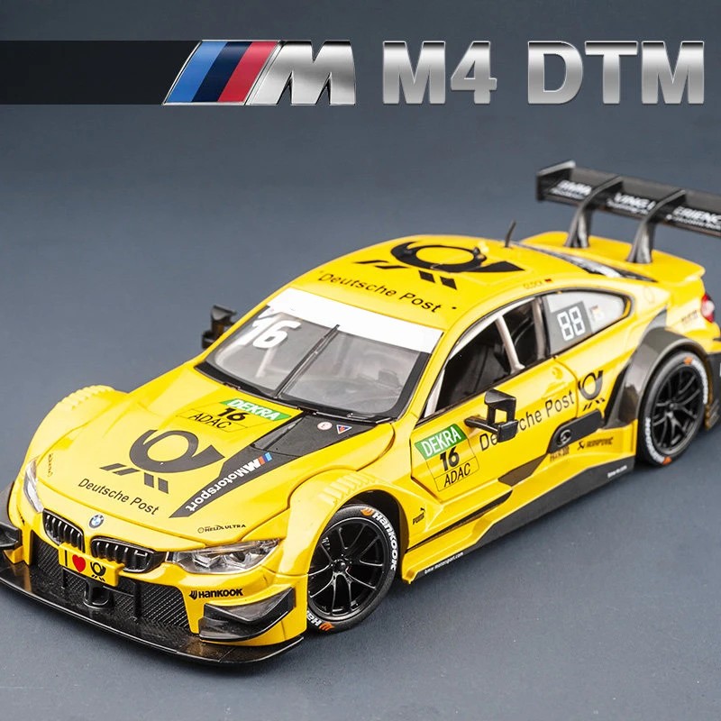 TANKCANVAS-Diecast Model Car 1:24 For BMW M4 GT3 Simulation Alloy Static Model