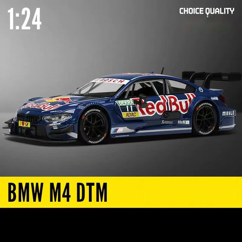 TANKCANVAS-Diecast Model Car 1:24 For BMW M4 GT3 Simulation Alloy Static Model