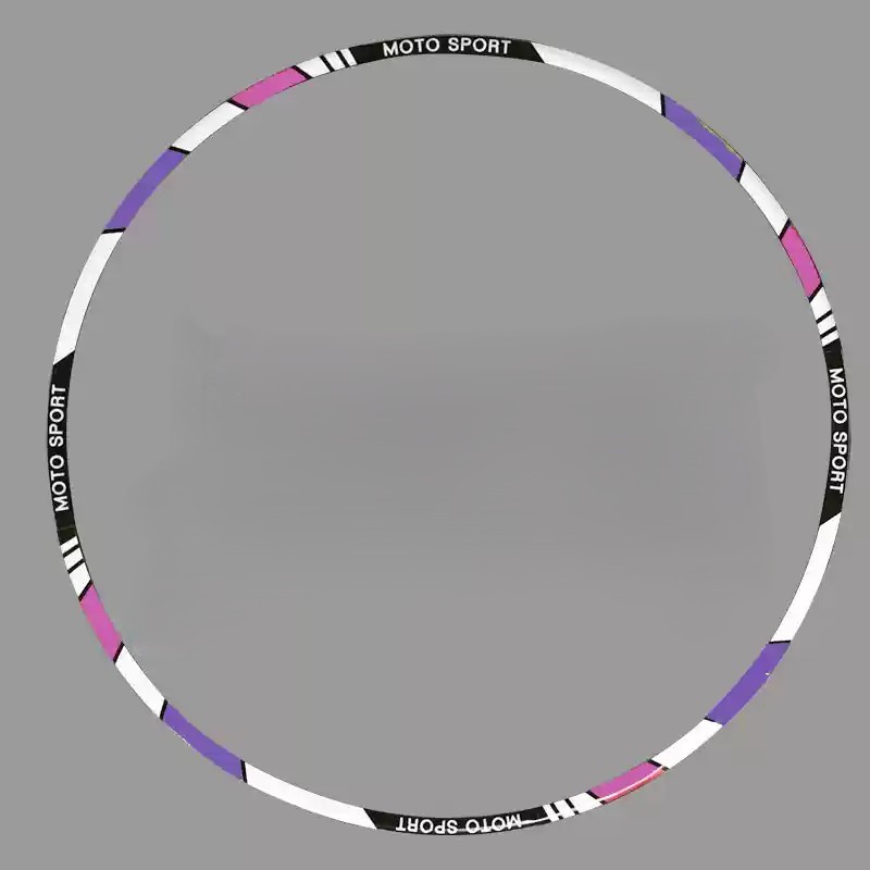 Tankcanvas Motorcycle wheel reflective decals 10 inch 12 inch 17 inch 18 inch tire decorative colorful decals sticker film-Tankcanvas