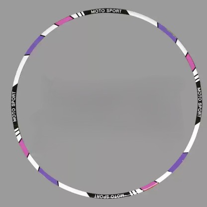  Tankcanvas Motorcycle wheel reflective decals 10 inch 12 inch 17 inch 18 inch tire decorative colorful decals sticker film-Tankcanvas