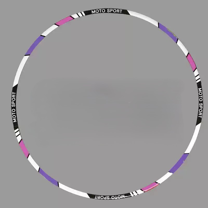 Tankcanvas Motorcycle wheel reflective decals 10 inch 12 inch 17 inch 18 inch tire decorative colorful decals sticker film-Tankcanvas