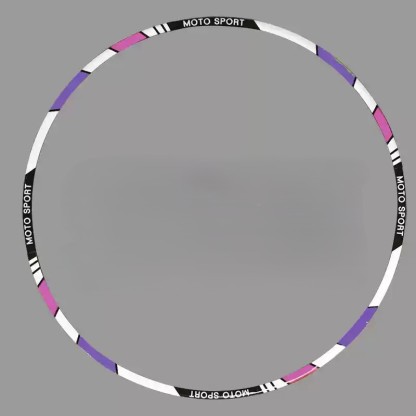 Tankcanvas Motorcycle wheel reflective decals 10 inch 12 inch 17 inch 18 inch tire decorative colorful decals sticker film-Tankcanvas