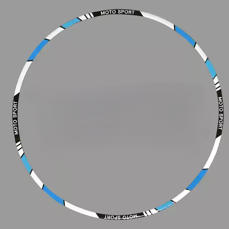  Tankcanvas Motorcycle wheel reflective decals 10 inch 12 inch 17 inch 18 inch tire decorative colorful decals sticker film-Tankcanvas