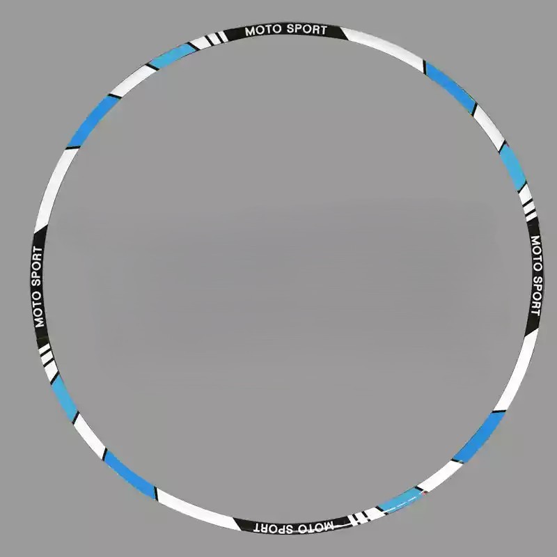 Tankcanvas Motorcycle wheel reflective decals 10 inch 12 inch 17 inch 18 inch tire decorative colorful decals sticker film-Tankcanvas