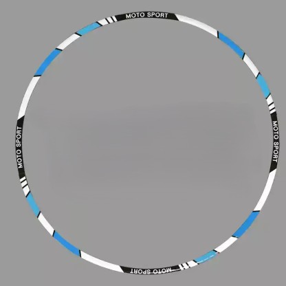  Tankcanvas Motorcycle wheel reflective decals 10 inch 12 inch 17 inch 18 inch tire decorative colorful decals sticker film-Tankcanvas