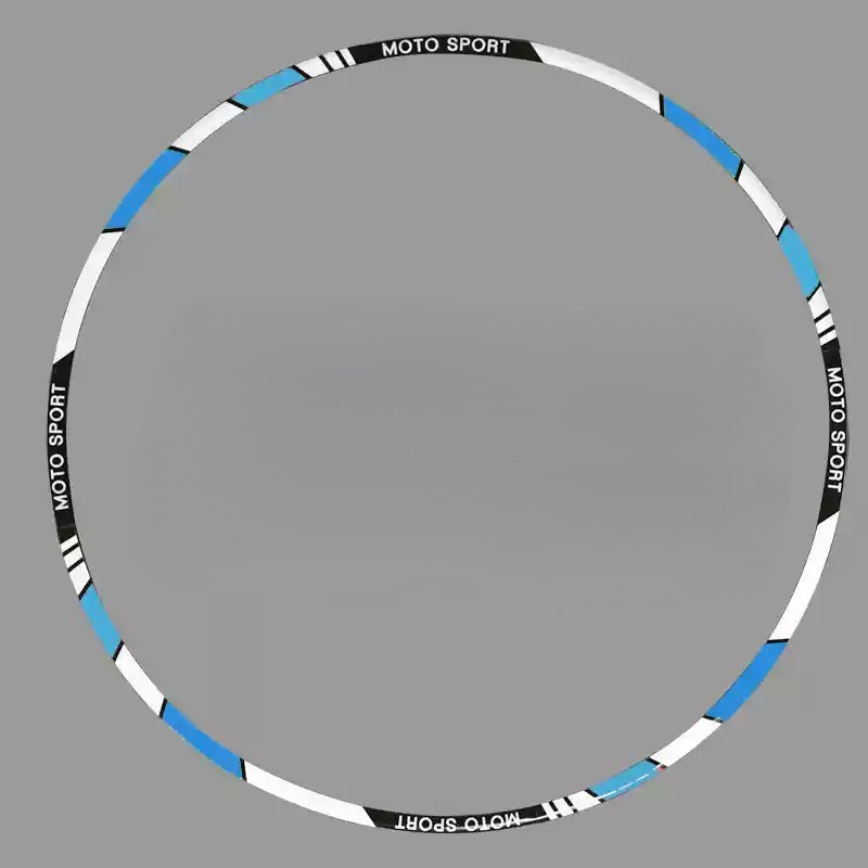 Tankcanvas Motorcycle wheel reflective decals 10 inch 12 inch 17 inch 18 inch tire decorative colorful decals sticker film-Tankcanvas