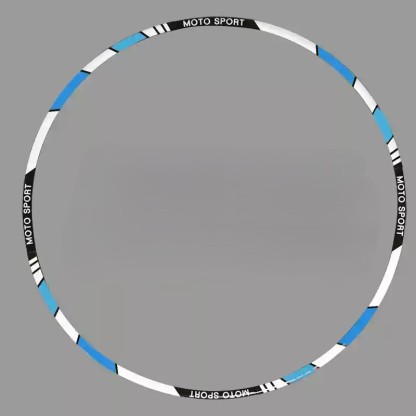  Tankcanvas Motorcycle wheel reflective decals 10 inch 12 inch 17 inch 18 inch tire decorative colorful decals sticker film-Tankcanvas