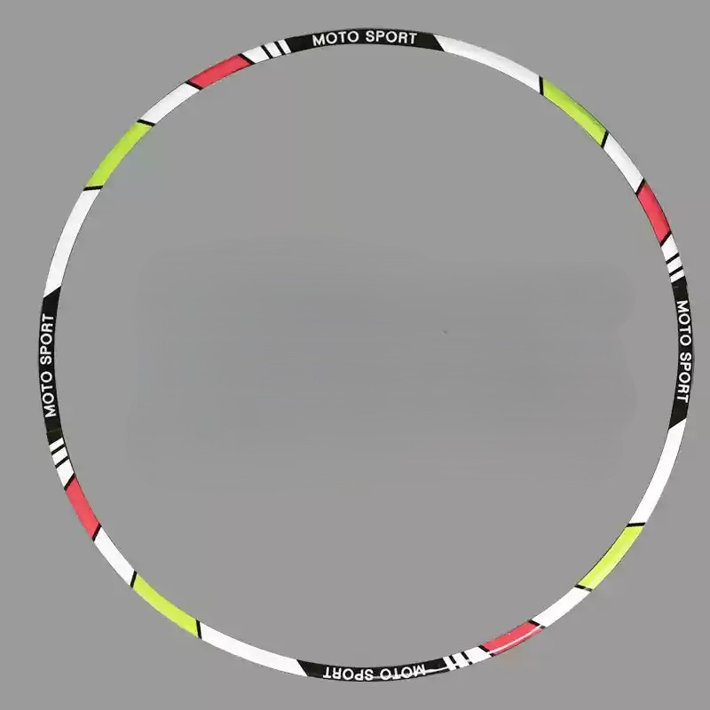 Tankcanvas Motorcycle wheel reflective decals 10 inch 12 inch 17 inch 18 inch tire decorative colorful decals sticker film-Tankcanvas
