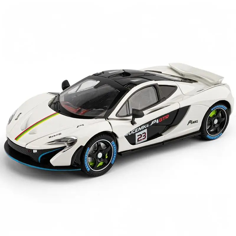 TANKCANVAS-Diecast Model Car 1:24 For McLaren P1 GTR Supercar Simulation Alloy Static Model
