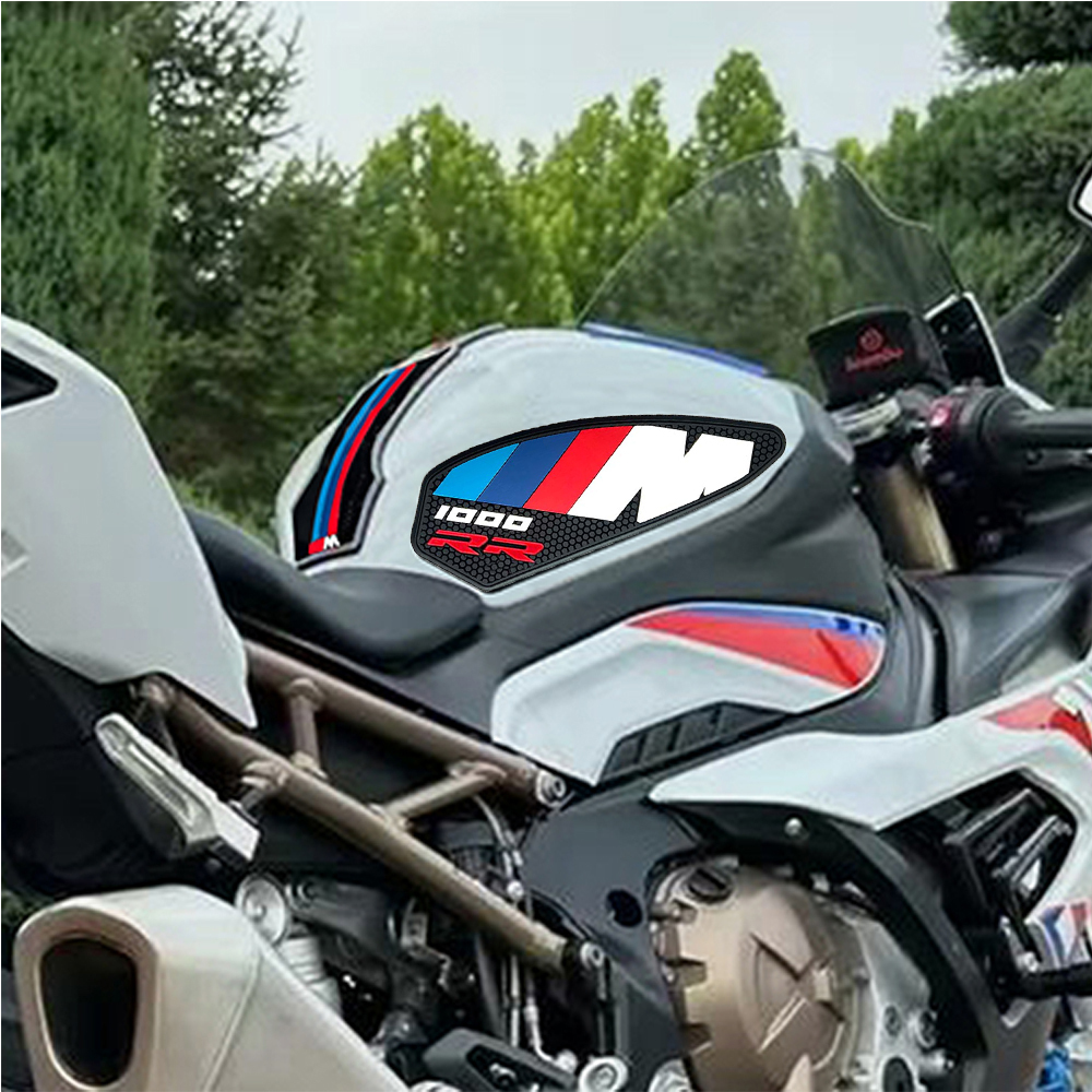 Motorcycle Tank Pad Protector Kit Anti-Slip Side Knee Grip Traction Fuel Tank Stickers Fit For BMW S1000RR Decorative Sticker-Tankcanvas
