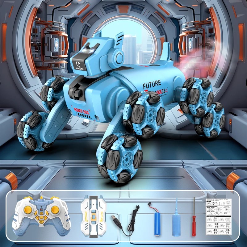Dual Remote Control Stunt Electronic Dog