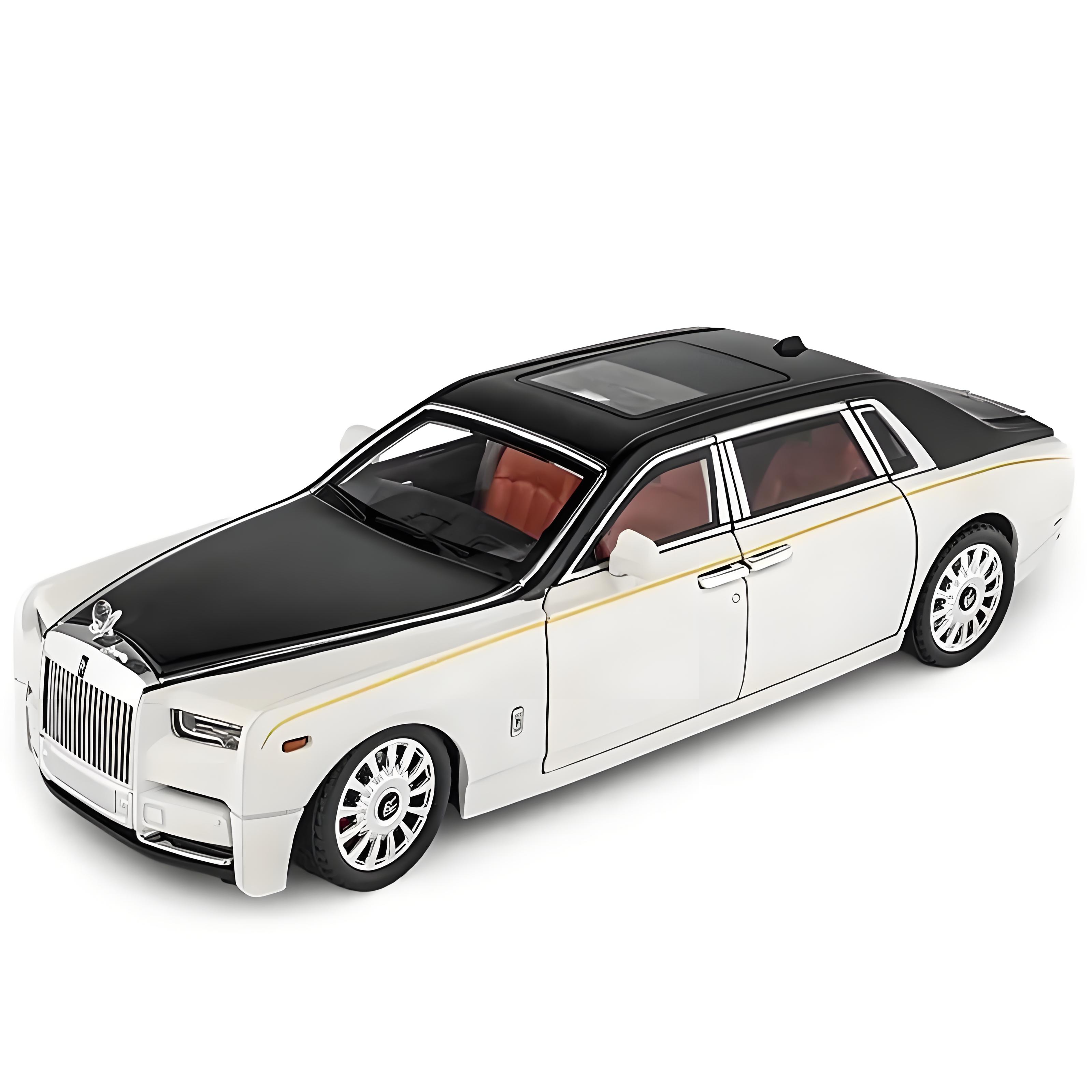 TANKCANVAS-Diecast Model Car For 1:18 Rolls-Royce Phantom Supercar Simulation Alloy Static Model