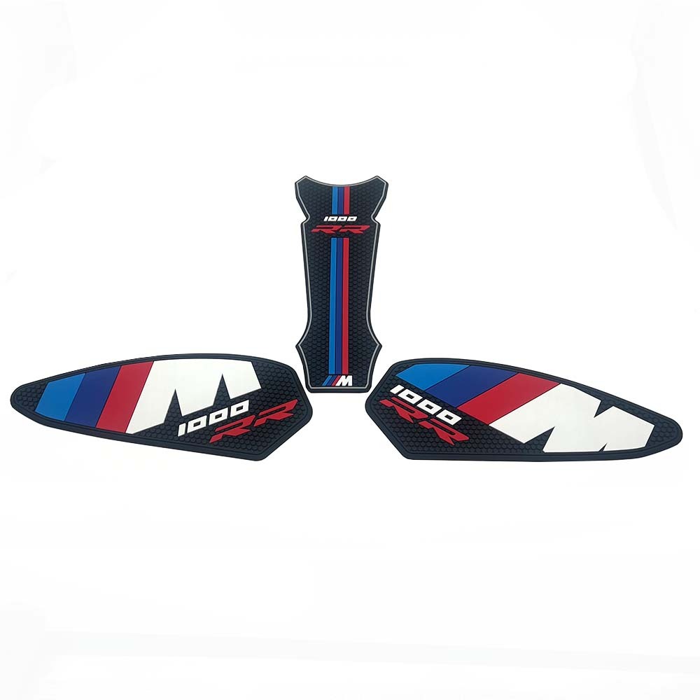 Motorcycle Tank Pad Protector Kit Anti-Slip Side Knee Grip Traction Fuel Tank Stickers Fit For BMW S1000RR Decorative Sticker-Tankcanvas