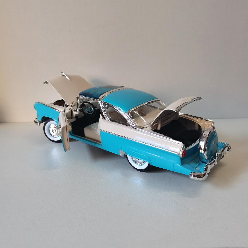 TANKCANVAS-Diecast Model Car For 1:24 Ford Crown Victoria 1955 FORD Simulation Alloy Static Model