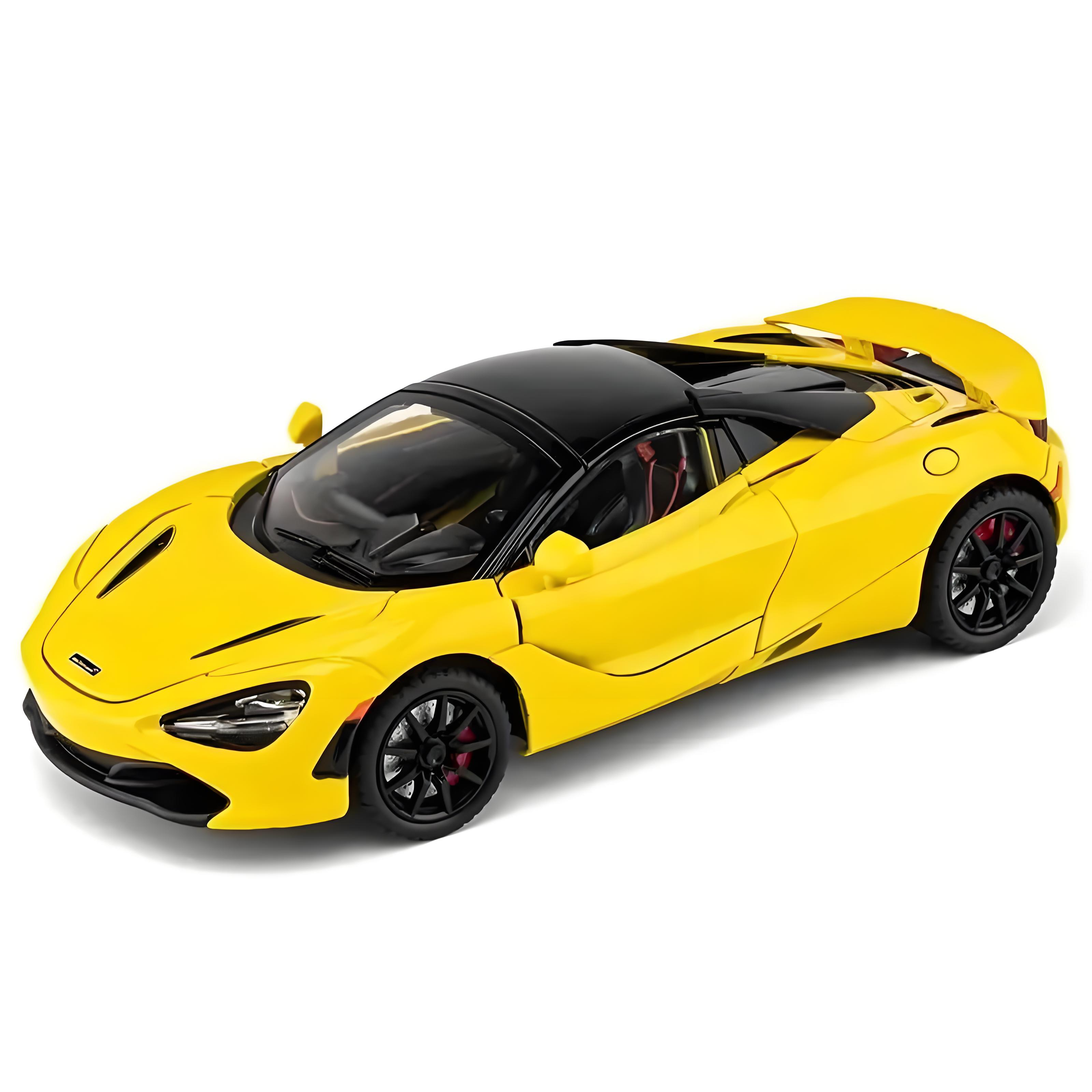 TANKCANVAS-Diecast Model Car 1:24 For McLaren 720S Supercar Simulation Alloy Static Model