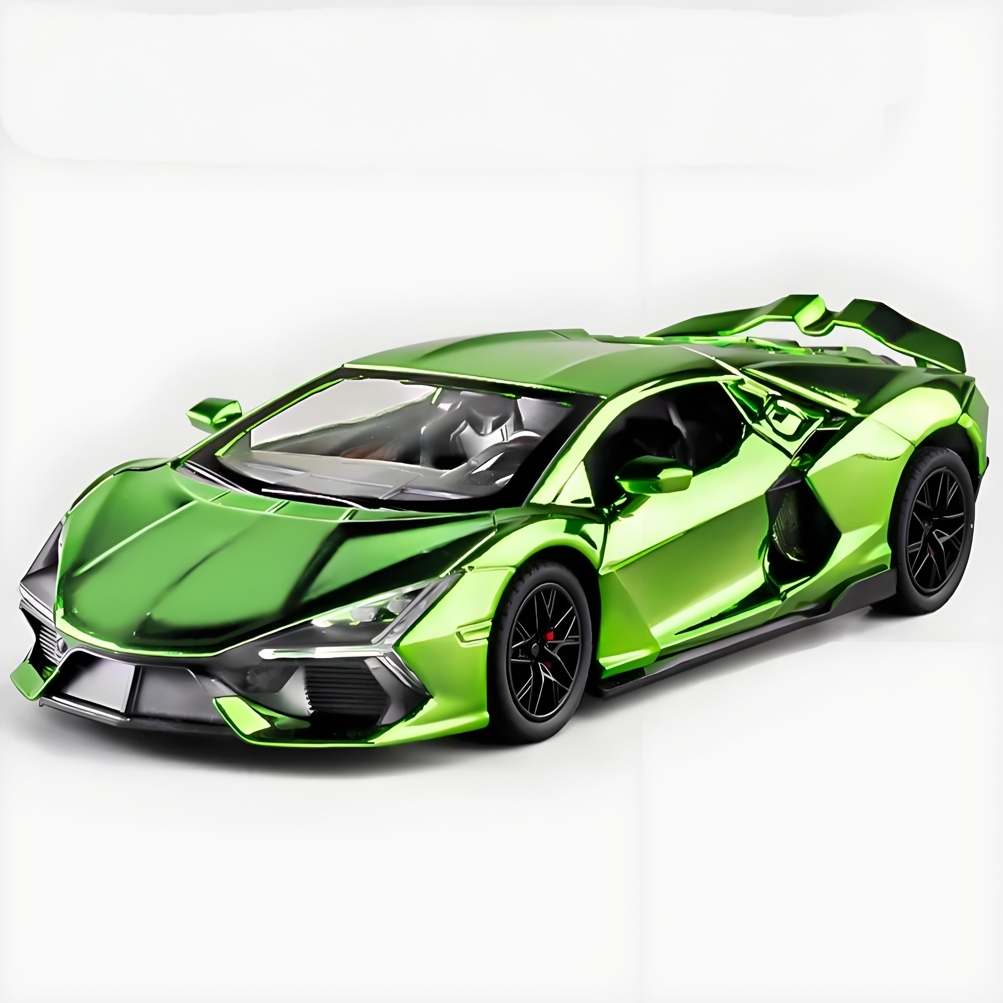 TANKCANVAS-Diecast Model Car 1:24 For Lamborghini Revuelto Electroplate Simulation Alloy Static Model-Tankcanvas