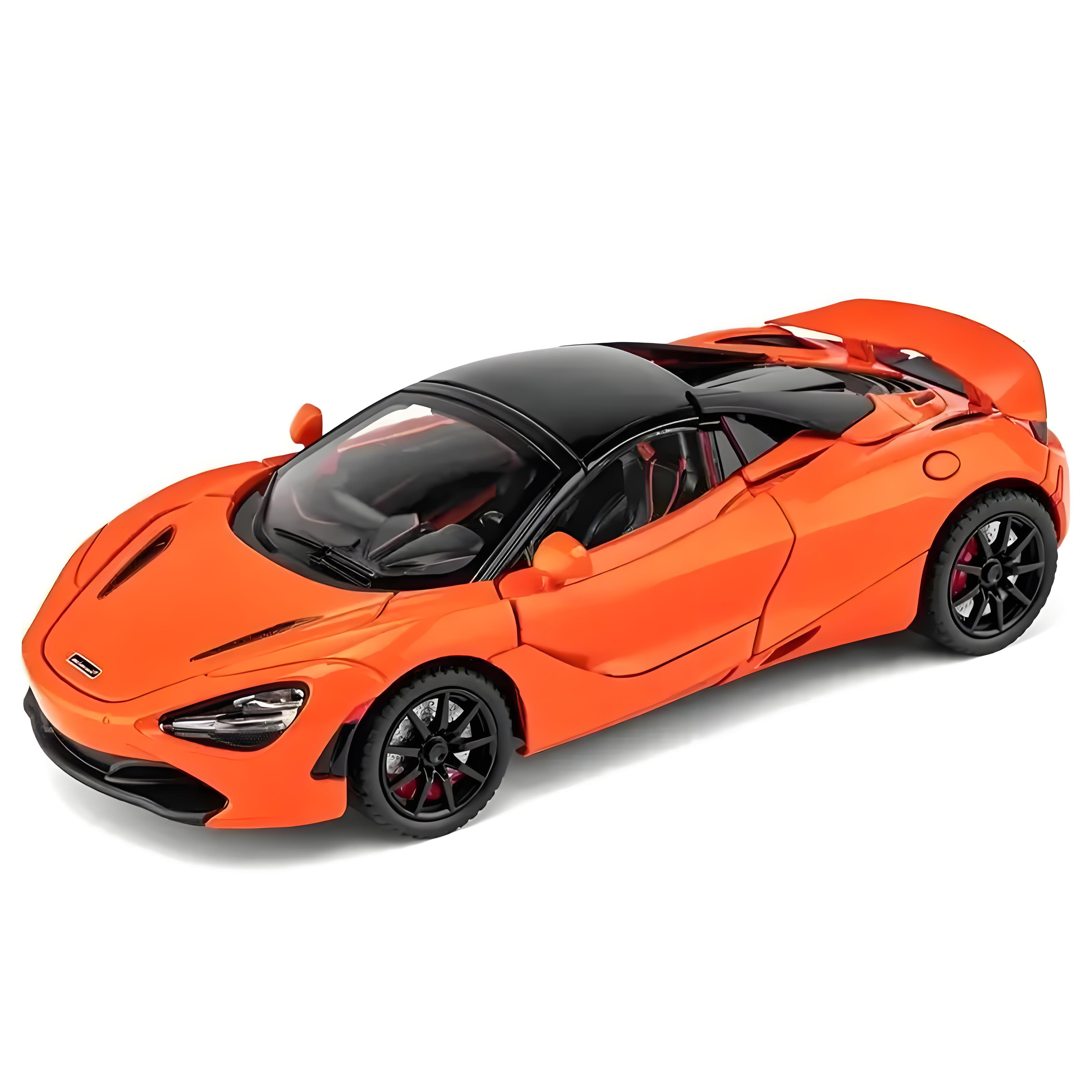 TANKCANVAS-Diecast Model Car 1:24 For McLaren 720S Supercar Simulation Alloy Static Model