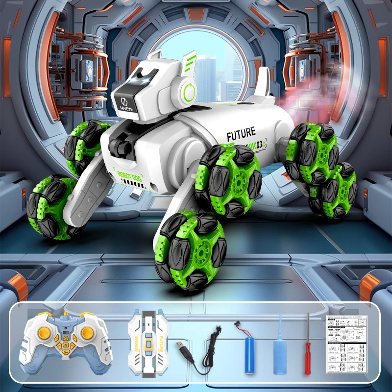 Dual Remote Control Stunt Electronic Dog