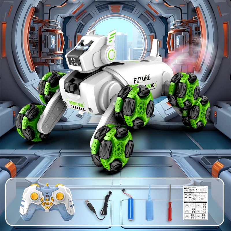Dual Remote Control Stunt Electronic Dog