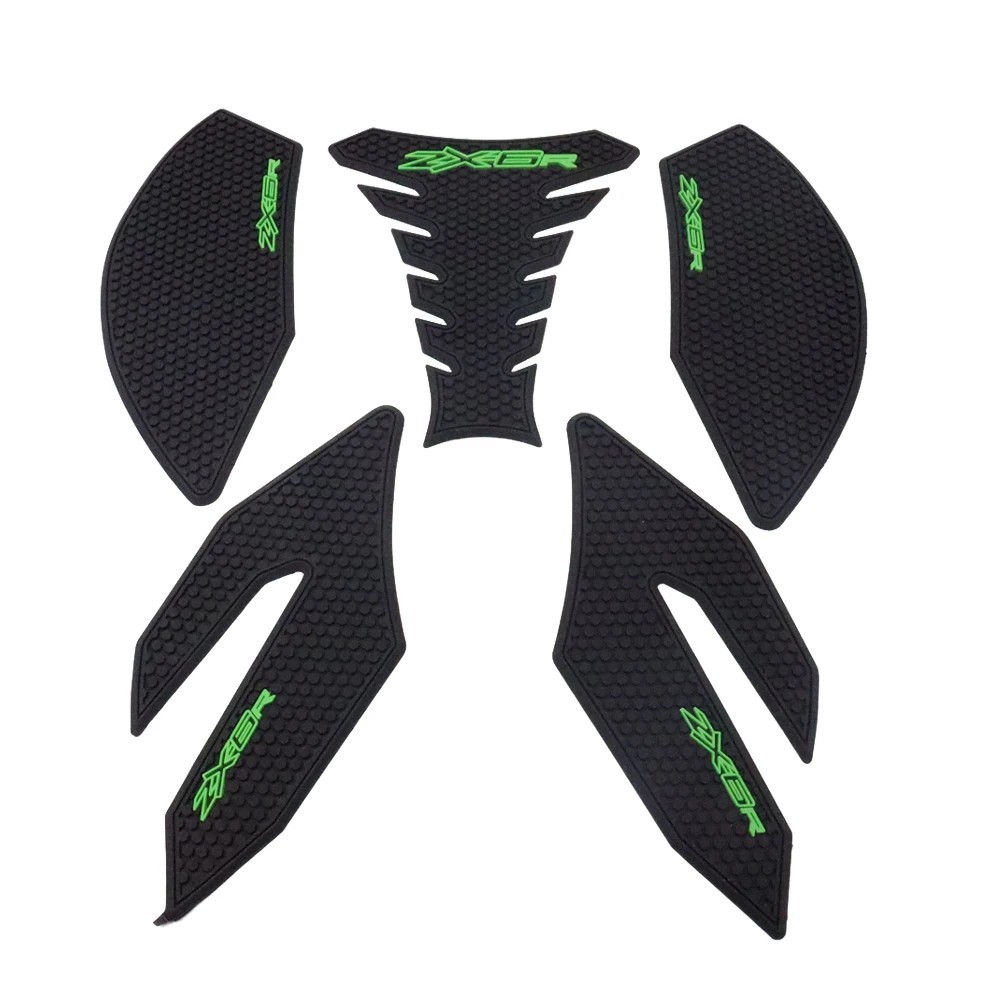 Tankcanvas-Motorcycle Tank pad Protector kit For Kawasaki Ninja ZX-6R Tank Grips-Tankcanvas