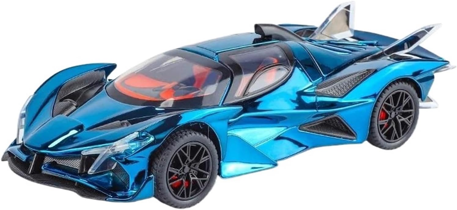 TANKCANVAS-Diecast Model Car 1:24 For Apollo Project EVO Simulation Alloy Static Model Electroplated version