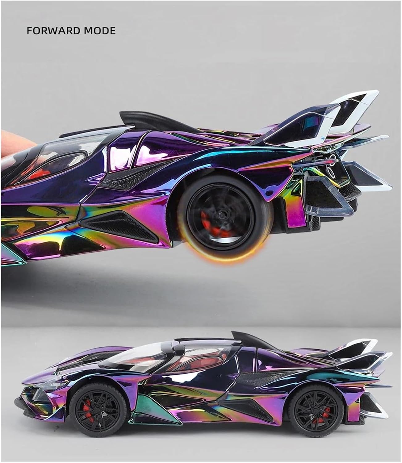 TANKCANVAS-Diecast Model Car 1:24 For Apollo Project EVO Simulation Alloy Static Model Electroplated version